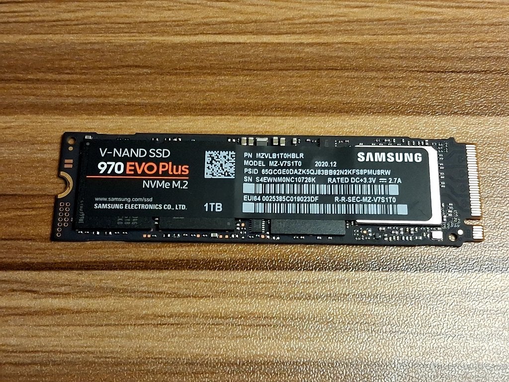 Samsung SSD 970 EVO Plus 1TB NVMe M.2, Computers en Software, Harde schijven, Intern, Samsung 970 Evo Plus, Gebruikt, SSD