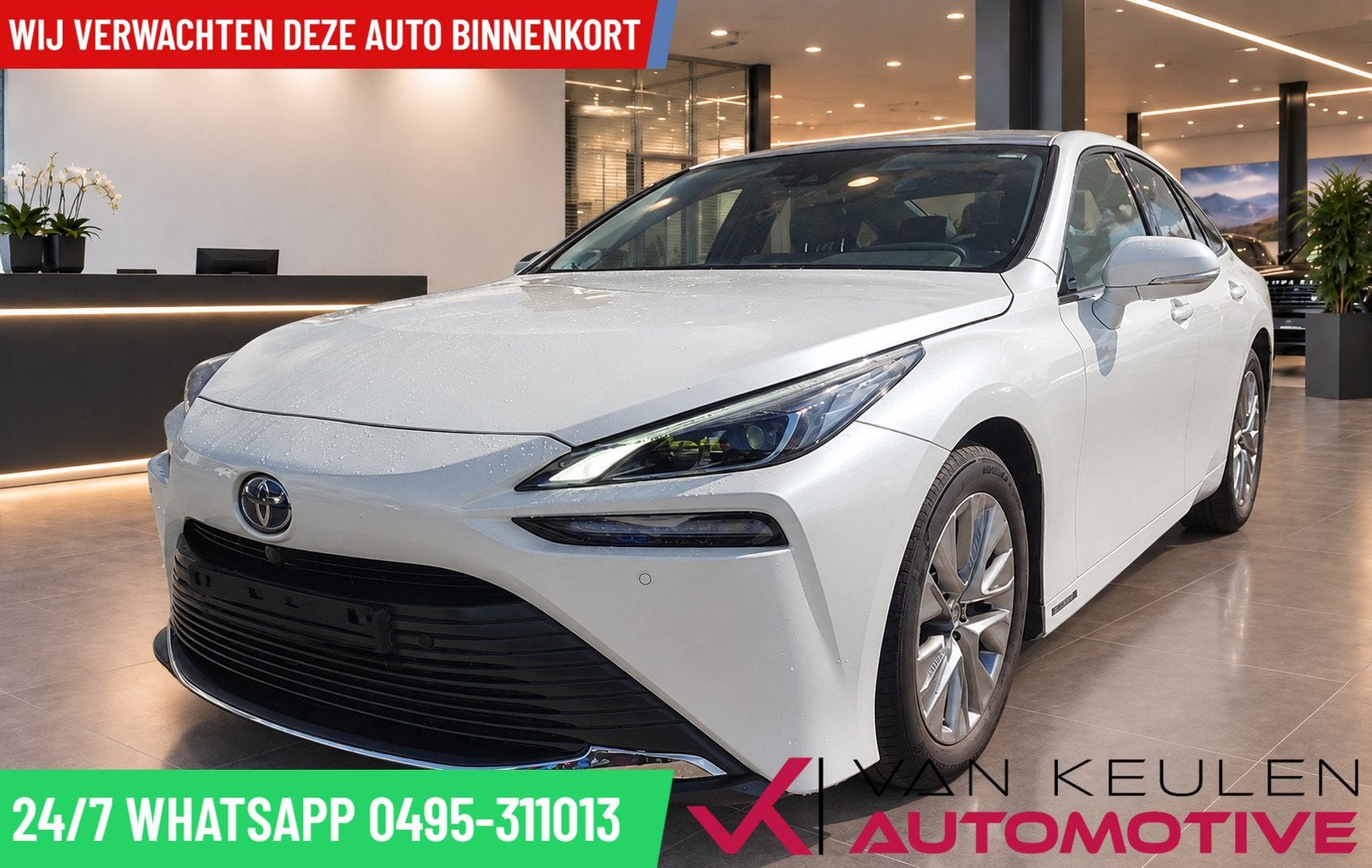 Toyota Mirai Executive Waterstof l10 jaar fabrieksgarantie l, Auto's, Automaat, Dealer onderhouden, Achterwielaandrijving, Gebruikt