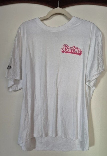 Barbie T-shirt Pathé Nederland merchandise, Wit, Maat 46/48 (XL) of groter, Ophalen of Verzenden, Zo goed als nieuw