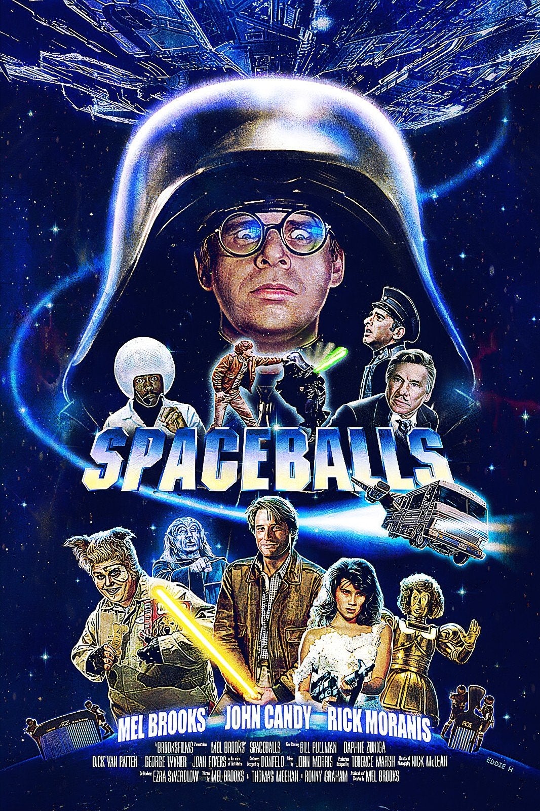 spaceballs, Ophalen of Verzenden, Zo goed als nieuw, A1 t/m A3, Film en Tv
