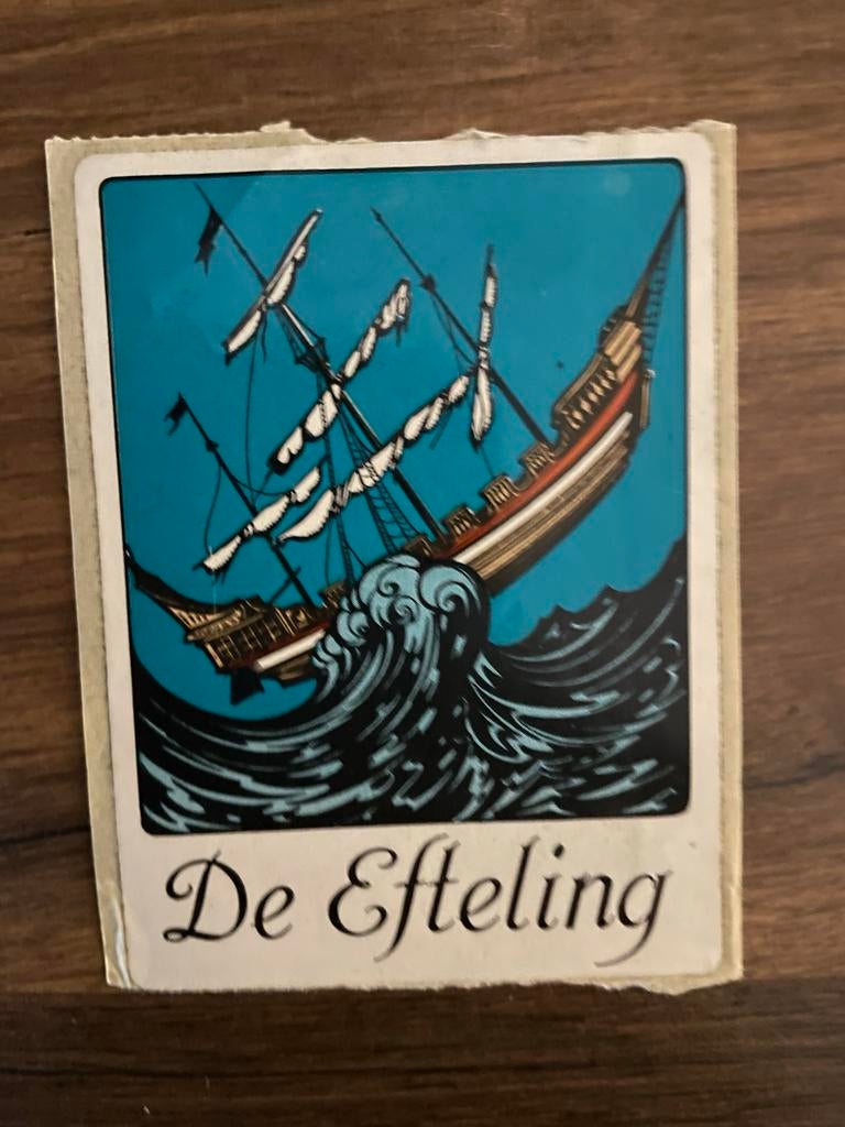 Efteling Sticker - Schip, Ophalen of Verzenden, Gebruikt, Overige typen