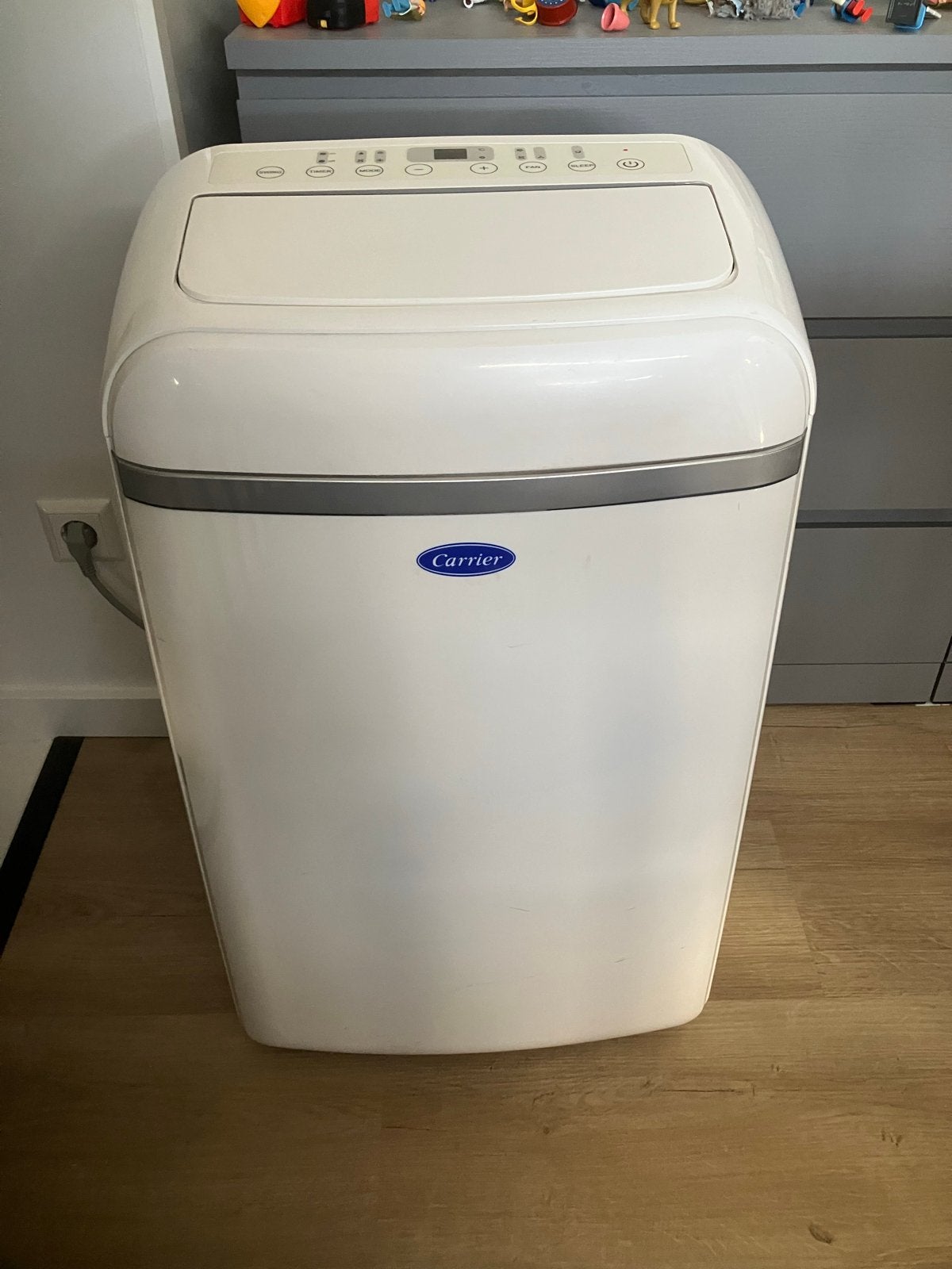 Carrier Mobiele Airco 2.9kW - Koelen en Ontvochtigen, Ophalen, Gebruikt, Minder dan 60 m³, 3 snelheden of meer
