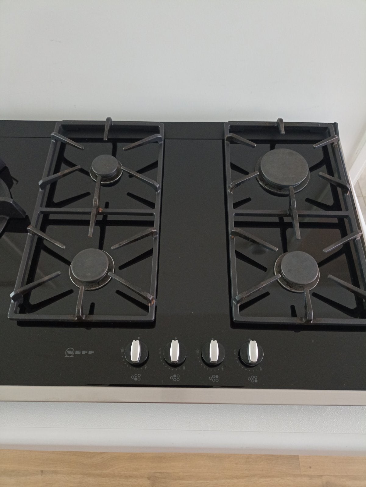 Neff Gasfornuis 5-pits - Zwart Glas - Inbouw, Witgoed en Apparatuur, Ophalen, Gebruikt, Inbouw, Gas