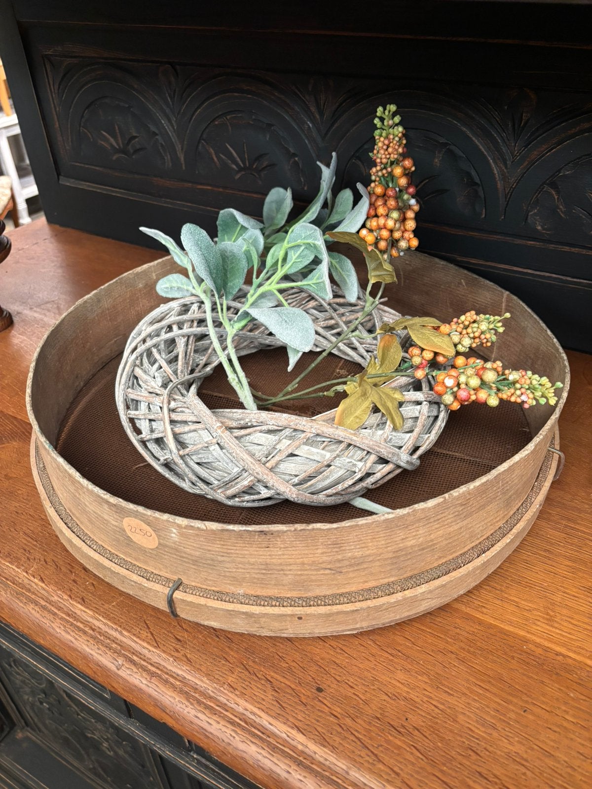 Brocante zeef mand, Antiek en Kunst, Curiosa en Brocante, Ophalen of Verzenden