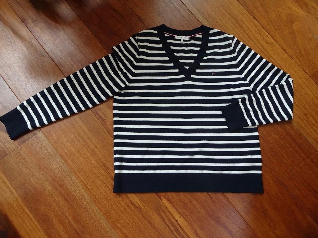 Tommy Hilfiger zomer truitje, Kleding | Dames, Blauw, Maat 42/44 (L), Ophalen of Verzenden, Zo goed als nieuw