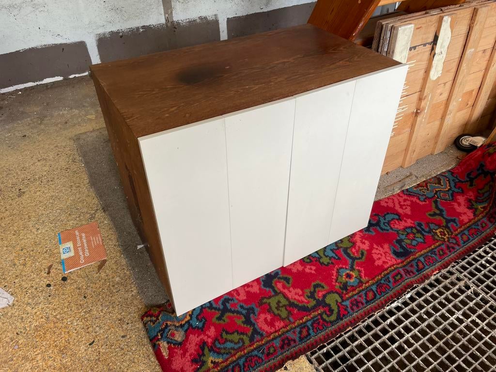Design jaren 60 tv kast zwevend, Ophalen, Gebruikt, 25 tot 50 cm
