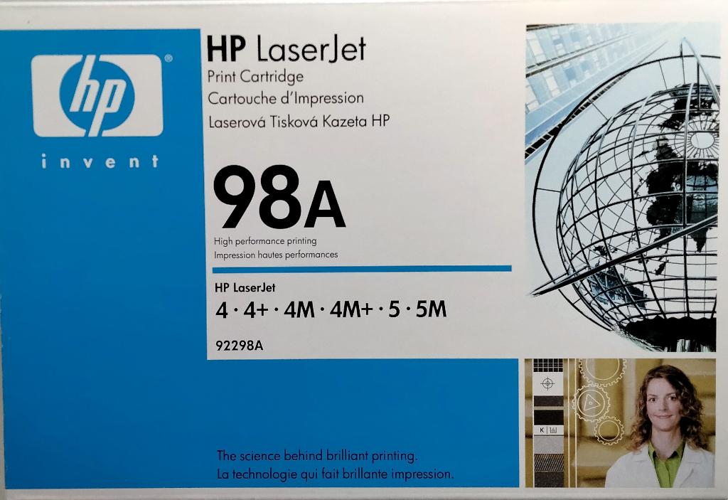 HP 98A 92298A, Originele Toner Zwart, Laserjet 4, 4+, 4M, 5, Ophalen of Verzenden, Nieuw, Toner, Hp laserjet