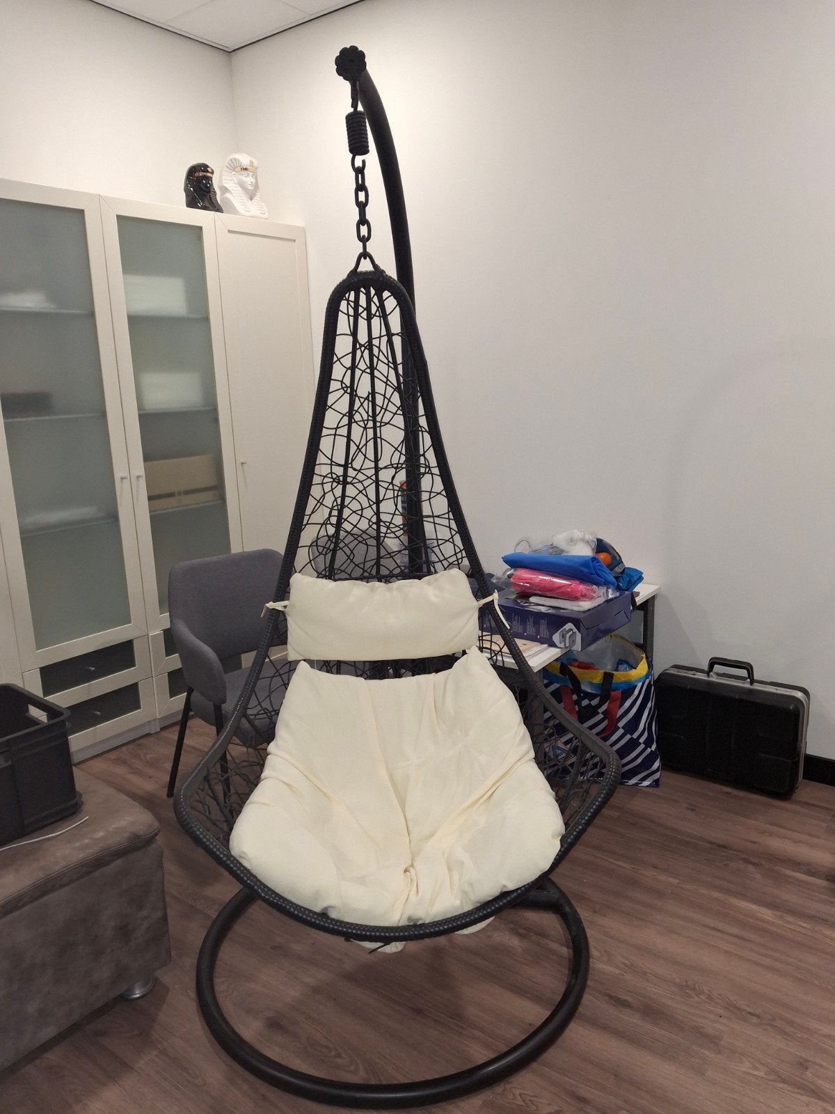 Zwarte hangstoel Swing van Xenos, Ophalen, Gebruikt, Hangstoel, Zwart