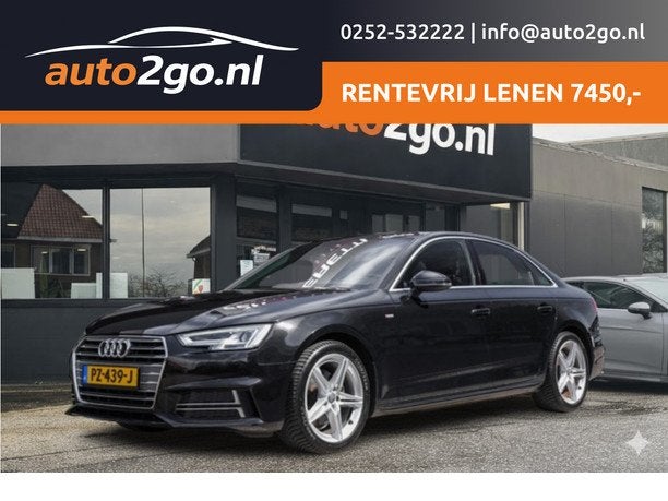Audi A4 Limousine 1.4 TFSI S-LINE AUT7 SPORT. SPORTSTOELEN A, Auto's, Audi, Gebruikt, 150 pk, Origineel Nederlands, 1395 cc