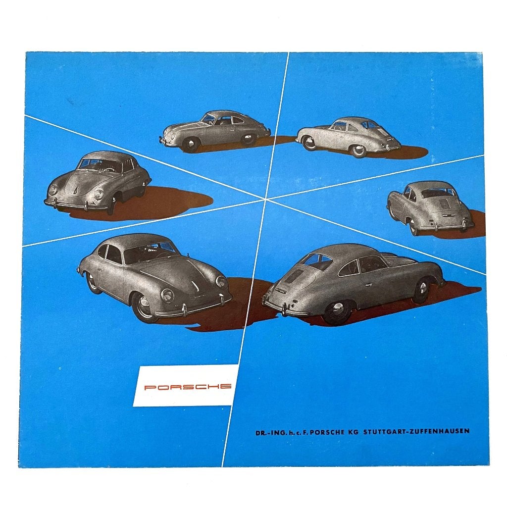 Porsche 356 brochure van 1954, Verzenden, Gelezen, Porsche