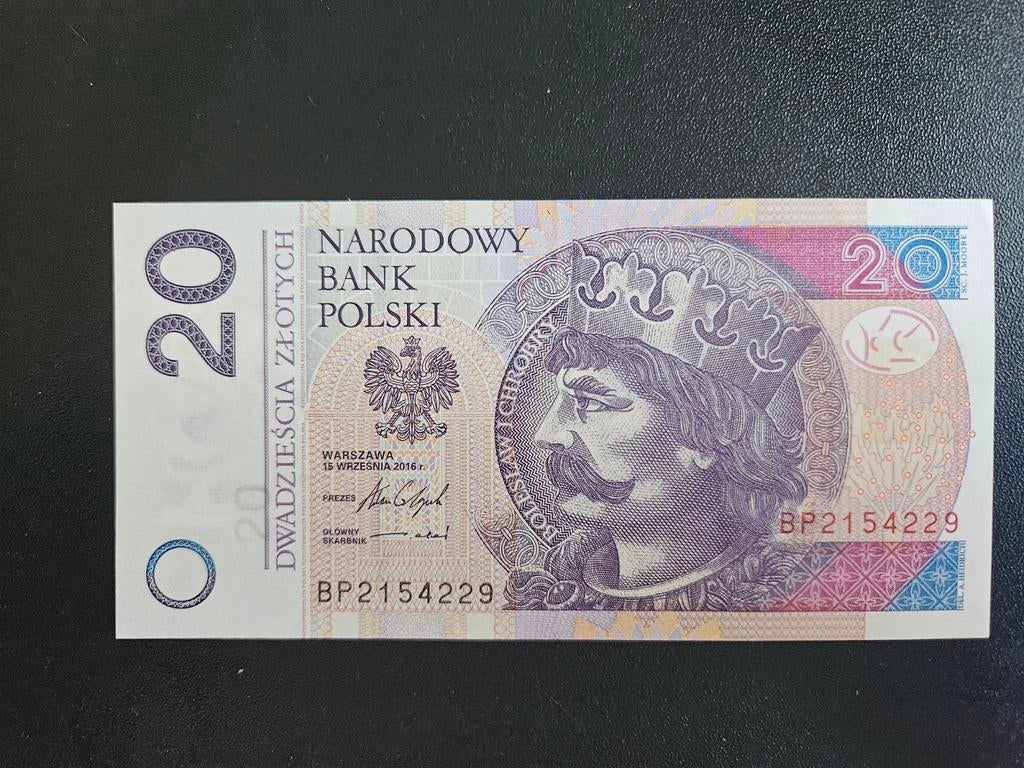 Polen pick 184 not listed 2016 UNC-, Ophalen of Verzenden, Polen, Los biljet
