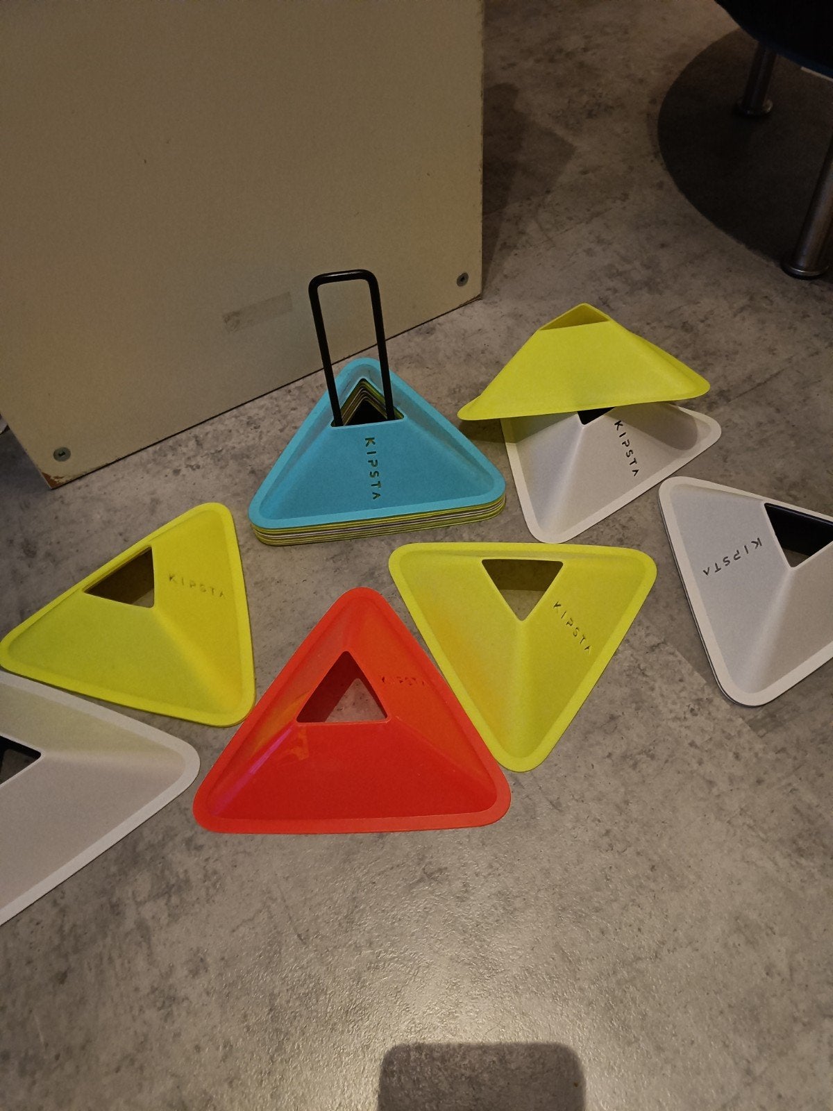 15 Kipsta pionnen voor training - diverse kleuren, Ophalen of Verzenden, Zo goed als nieuw, Overige typen