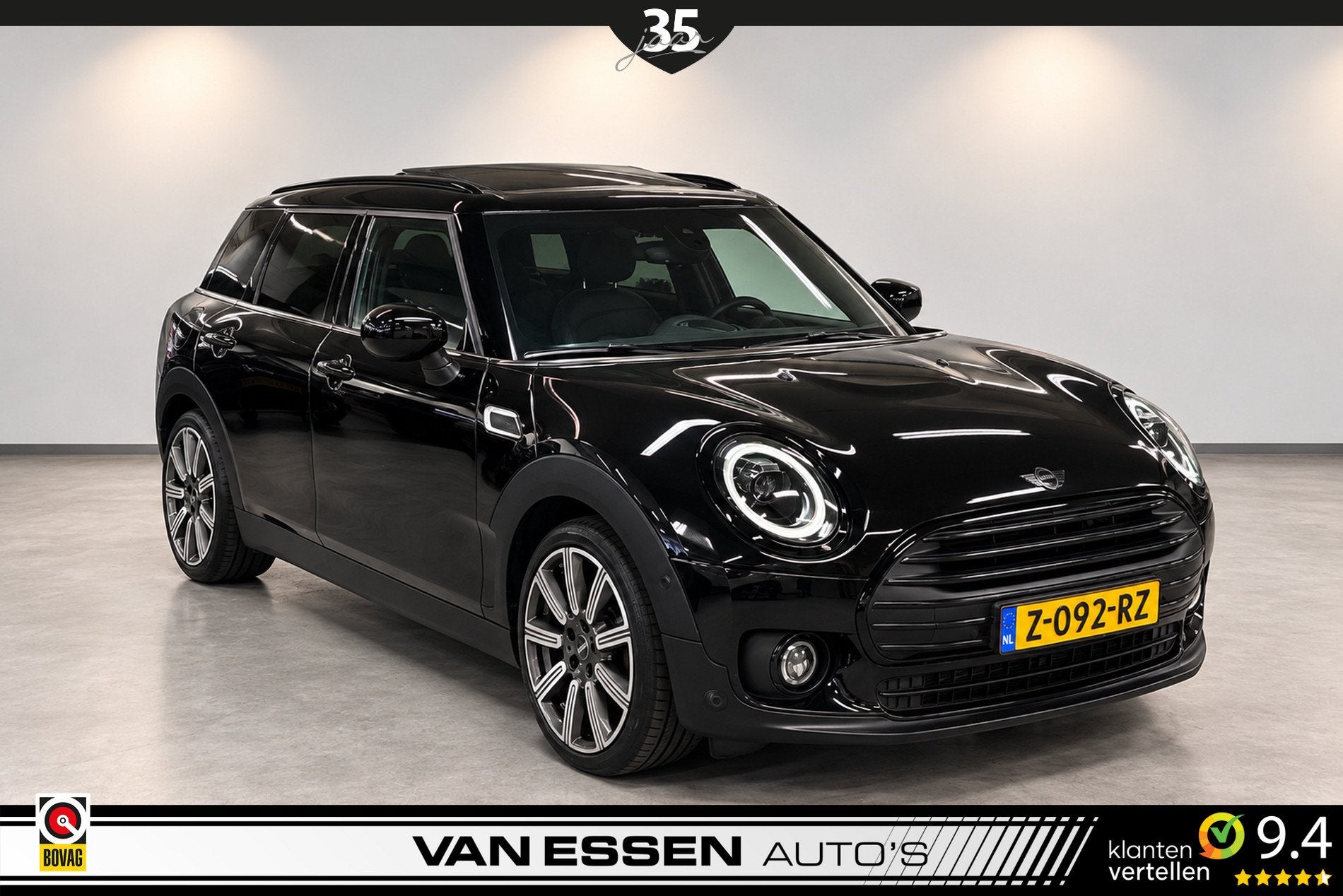 MINI Clubman 1.5 One MINI Yours | Pano | Navi | Carplay | Sf, Auto's, Gebruikt, 715 kg, Zwart, 1100 kg