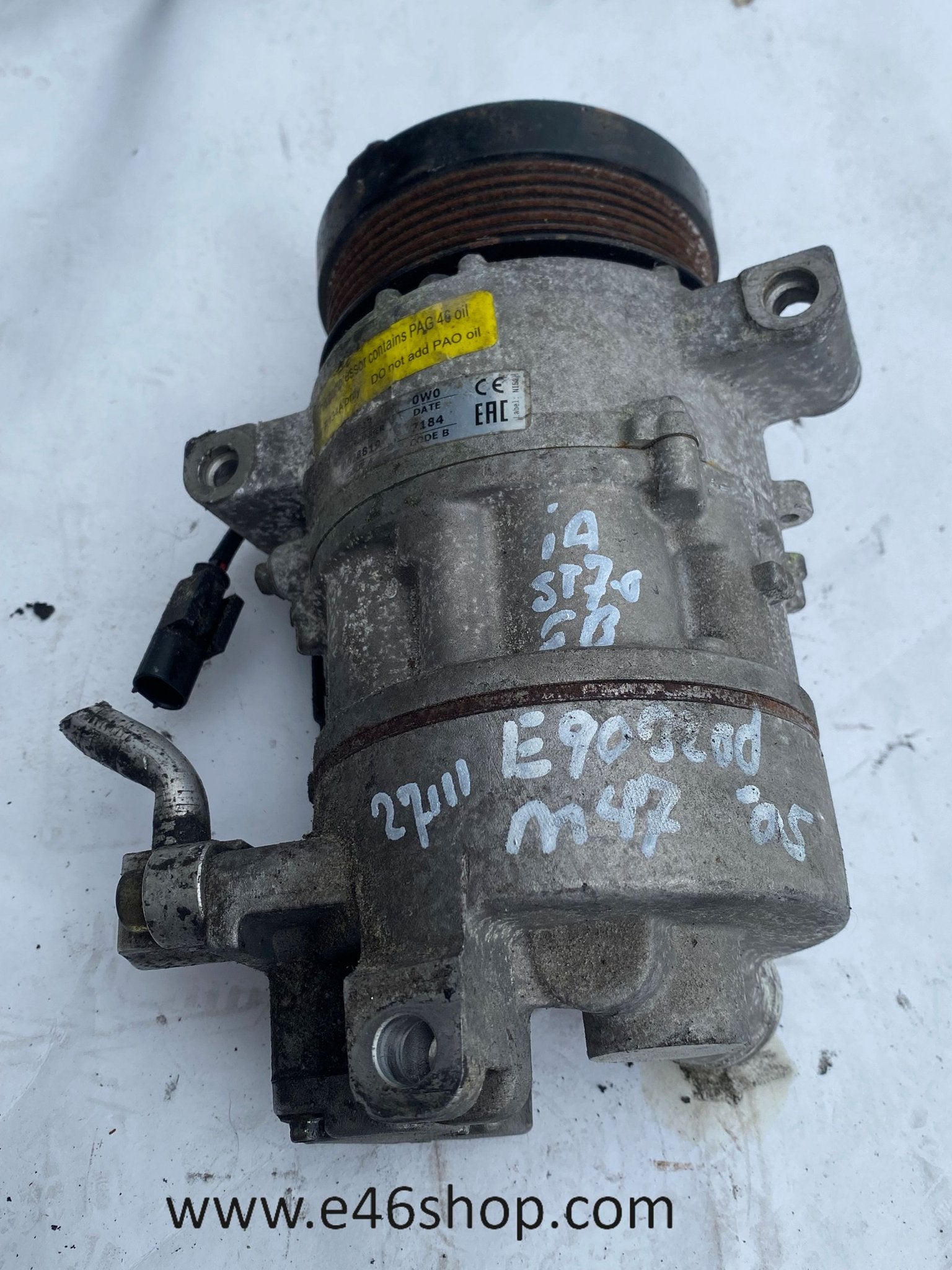 AIRCOPOMP BMW 3 SERIE E90 E91 320 DIESELM47 MOTOR 2005, Gebruikt, -, -, Ophalen of Verzenden