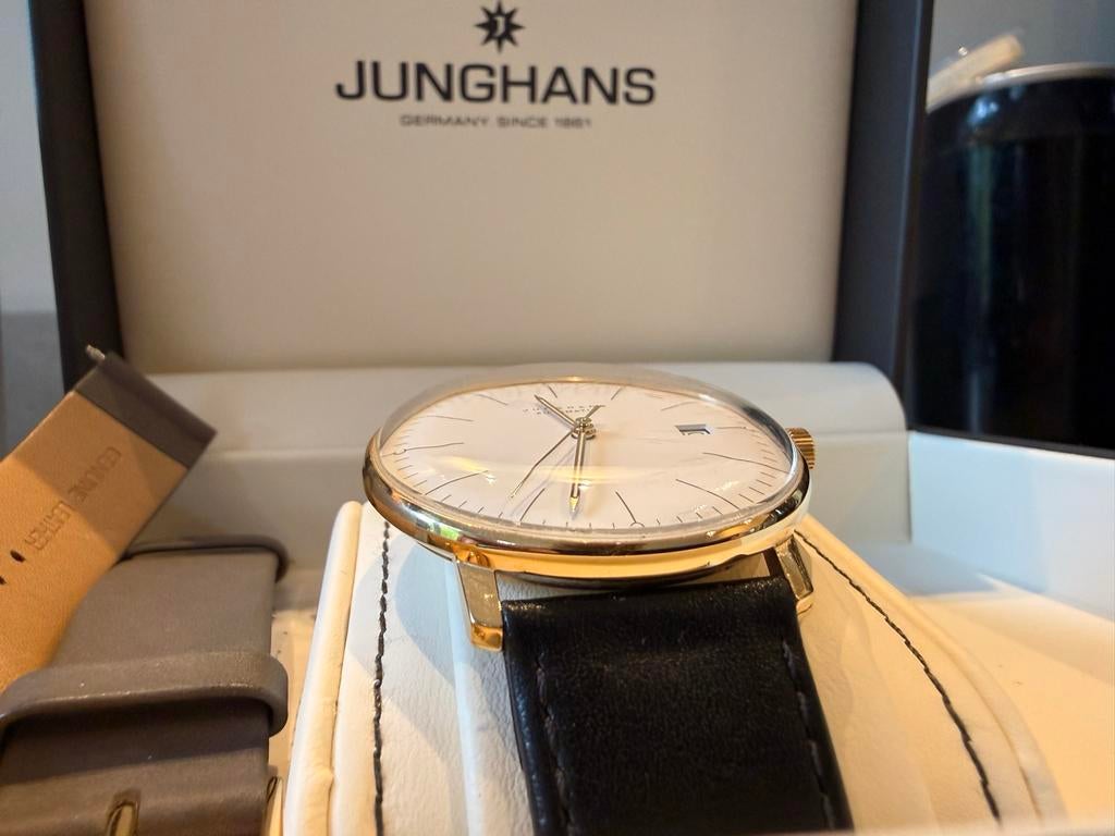 Junghans Max Bill Automatic 027/7805.00 - Klassiek Herenhorl, Sieraden, Tassen en Uiterlijk, Horloges | Heren, Overige merken