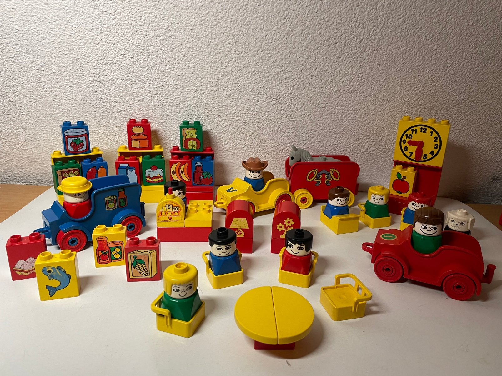 Duplo Diverse Vintage sets 2623/2627/2620/2630 uit 1980, Kinderen en Baby's, Speelgoed | Duplo en Lego, Gebruikt, Duplo, Complete set