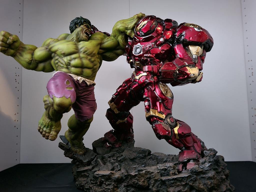Sideshow Maquette - Hulk vs Hulkbuster, Verzamelen, Ophalen, Zo goed als nieuw