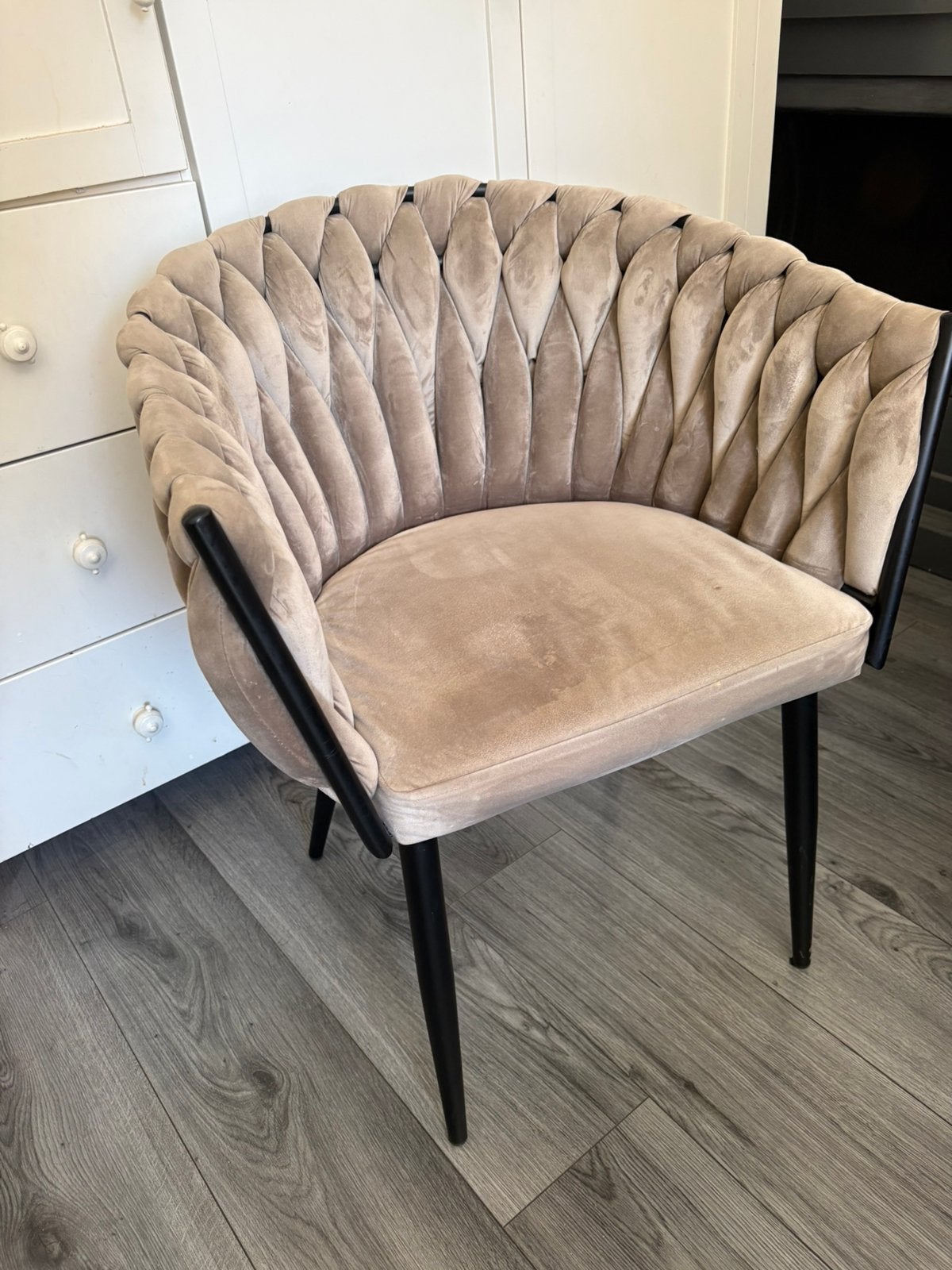 Hotel Chic stoelen 4 stuks, Ophalen, Gebruikt