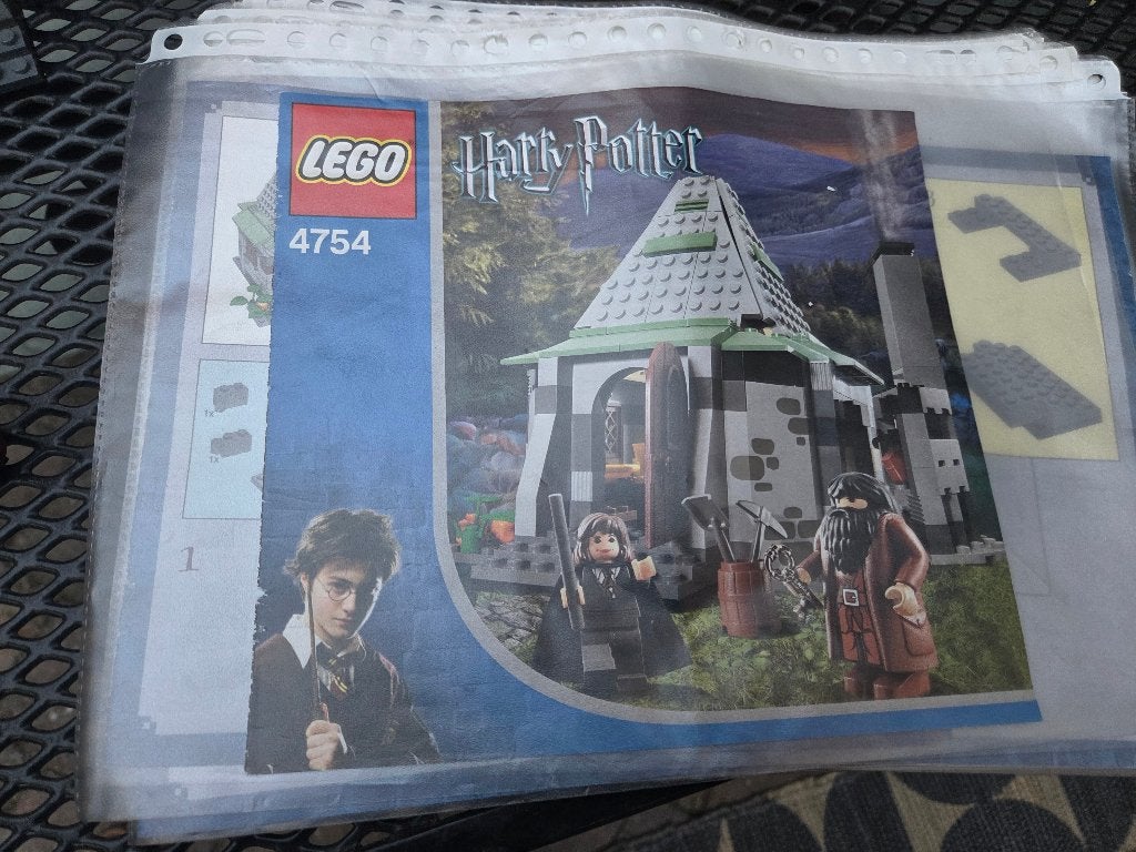 Lego 4754 Hagrids Hut 2e editie., Gebruikt, Lego, Overige typen, Harry Potter