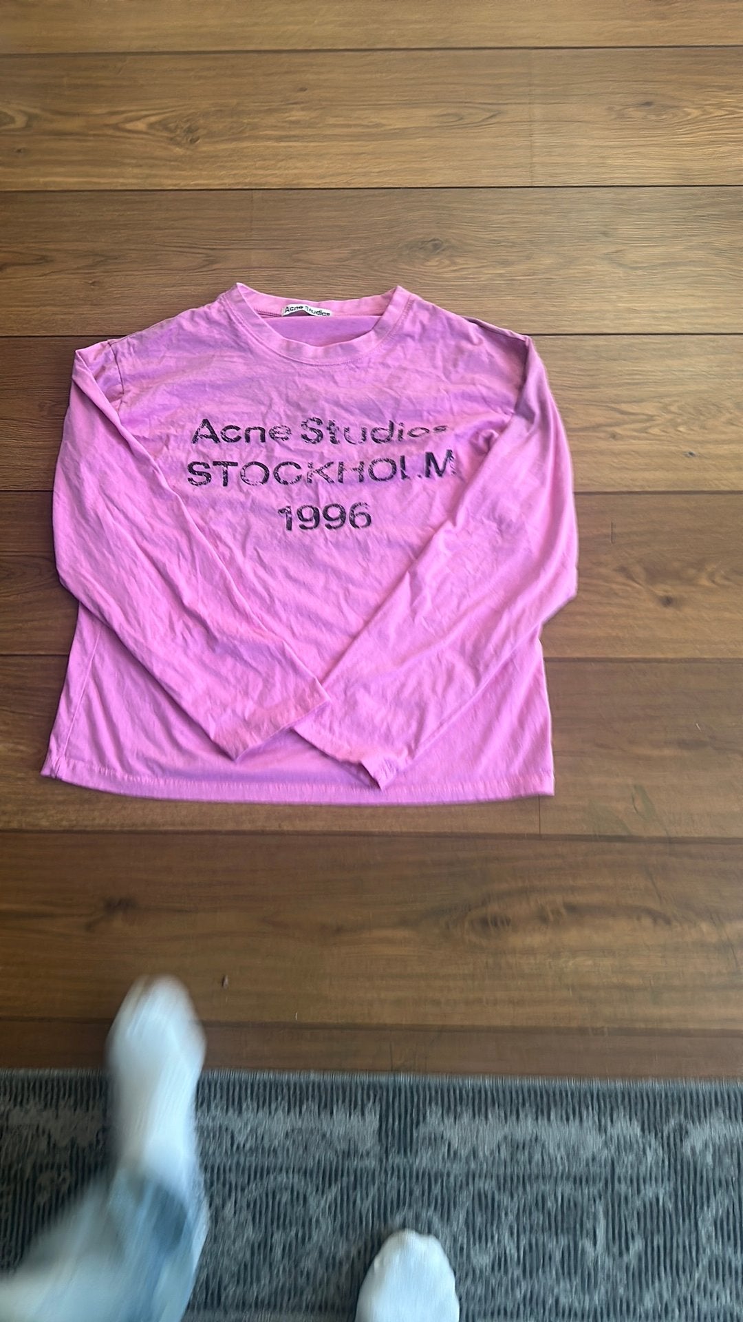 acne studio long sleeve, Nieuw, Ophalen of Verzenden, Lange mouw, Roze