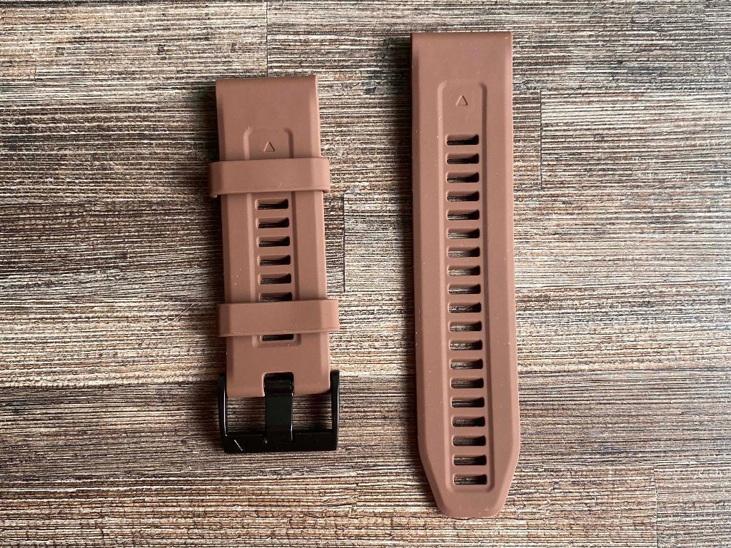 25035 Polsband Quickfit Garmin Fenix 26mm, nieuw, GARMIN, Zwart, Nieuw, Ophalen of Verzenden