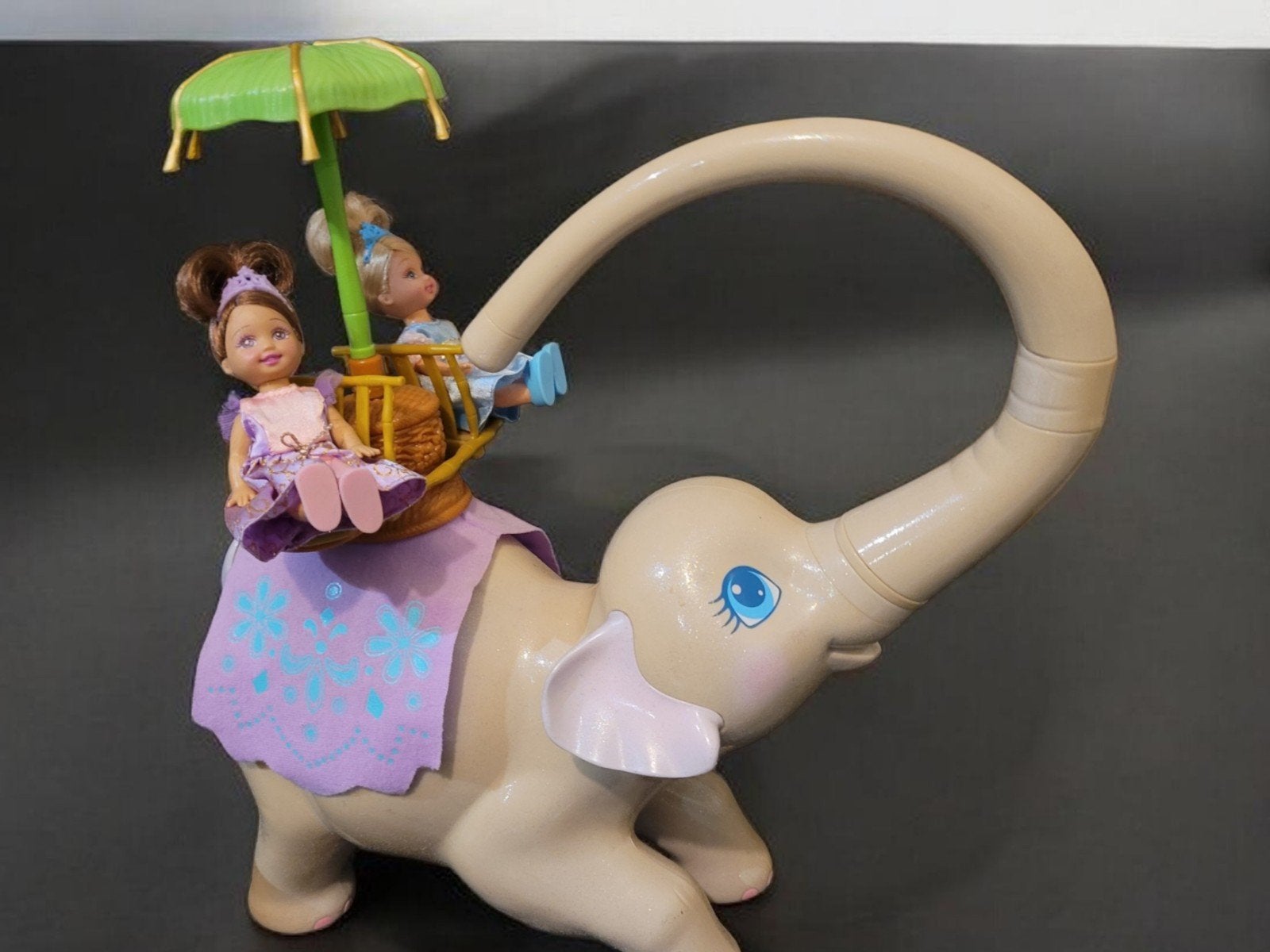 Barbie Kelly Olifant met poppen - Speelset, Ophalen of Verzenden, Gebruikt, Barbie