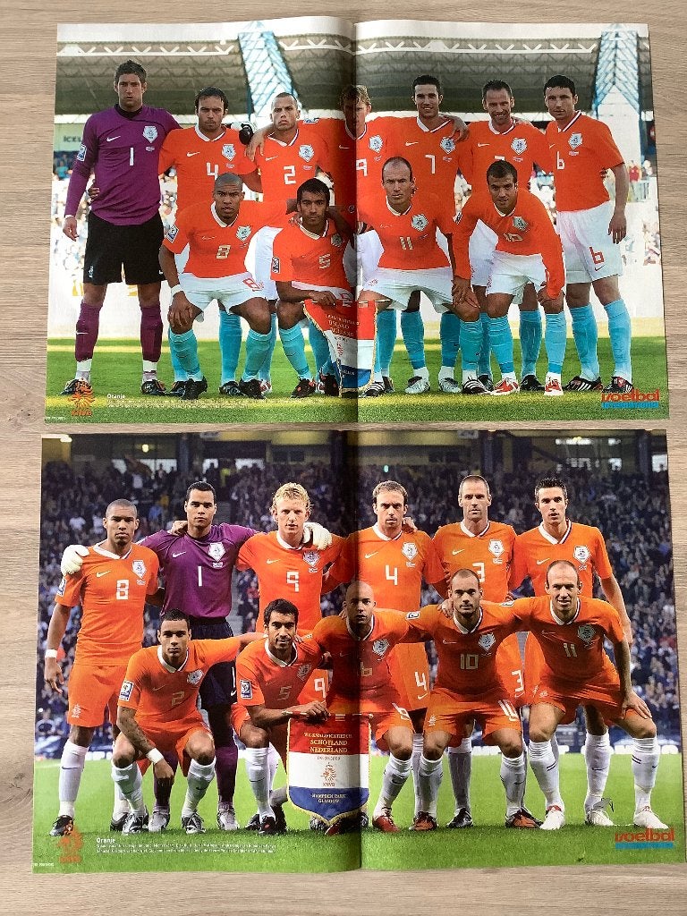 Posters Oranje / Nederlands Elftal Jaren 2009-2010, Ophalen of Verzenden, Zo goed als nieuw, Overige binnenlandse clubs, Poster, Plaatje of Sticker