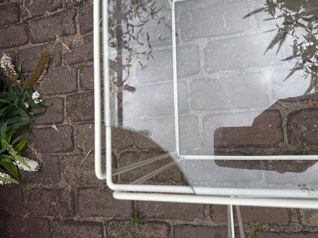 Max Sauze Mimi-set 2 tafeltjes Isocele, Ophalen, Gebruikt, 50 tot 100 cm, Vierkant