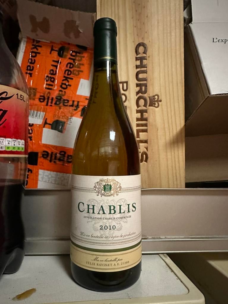 Chablis 2011, Felix Ravinet, Ophalen of Verzenden, Zo goed als nieuw, Frankrijk, Rode wijn