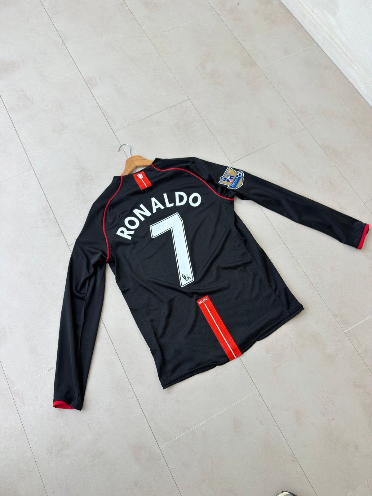 Manchester United Ronaldo 07/08, Verzenden, Nieuw, Overige maten, Zwart
