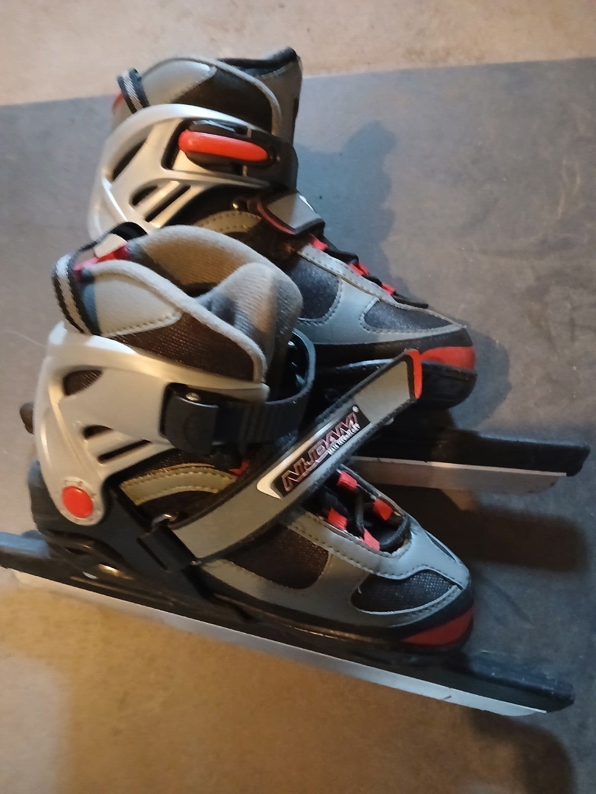 Verstelbare Nijdam schaatsen 35/38 GESLEPEN, Ophalen, IJshockeyschaatsen, Nijdam
