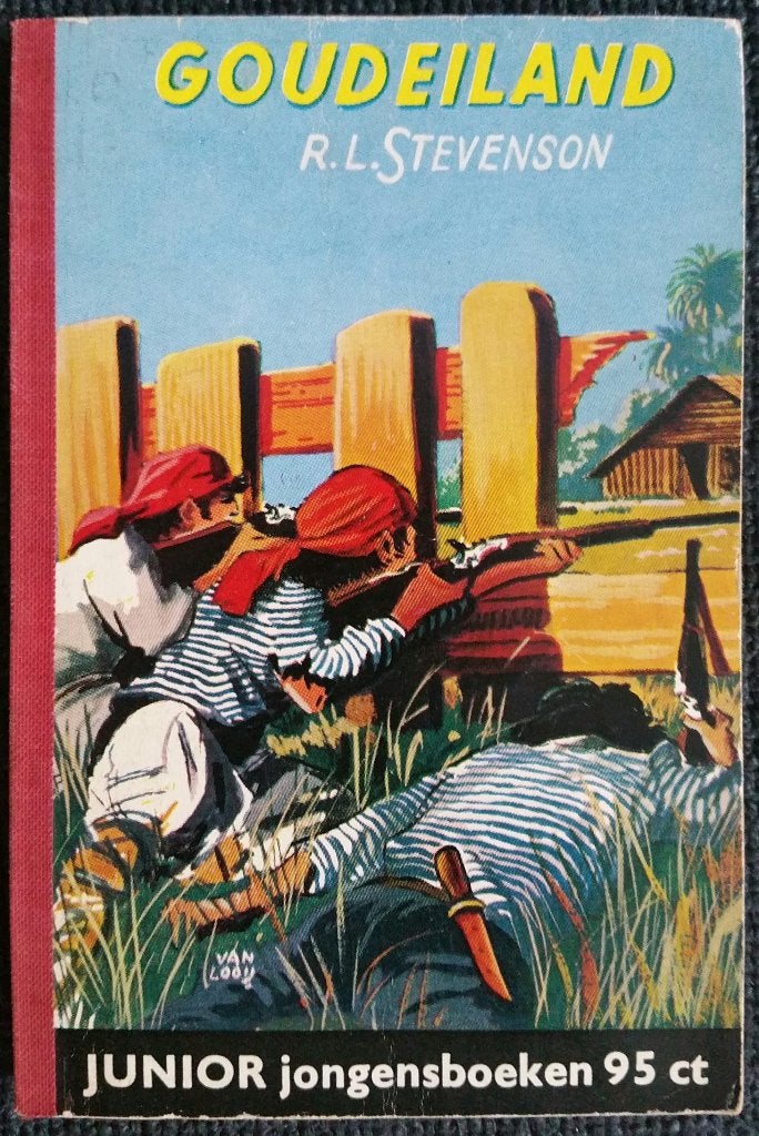 Goudeiland - R.L. Stevenson - nr 120 - Junior jongensboek, Ophalen of Verzenden, R.L. Stevenson