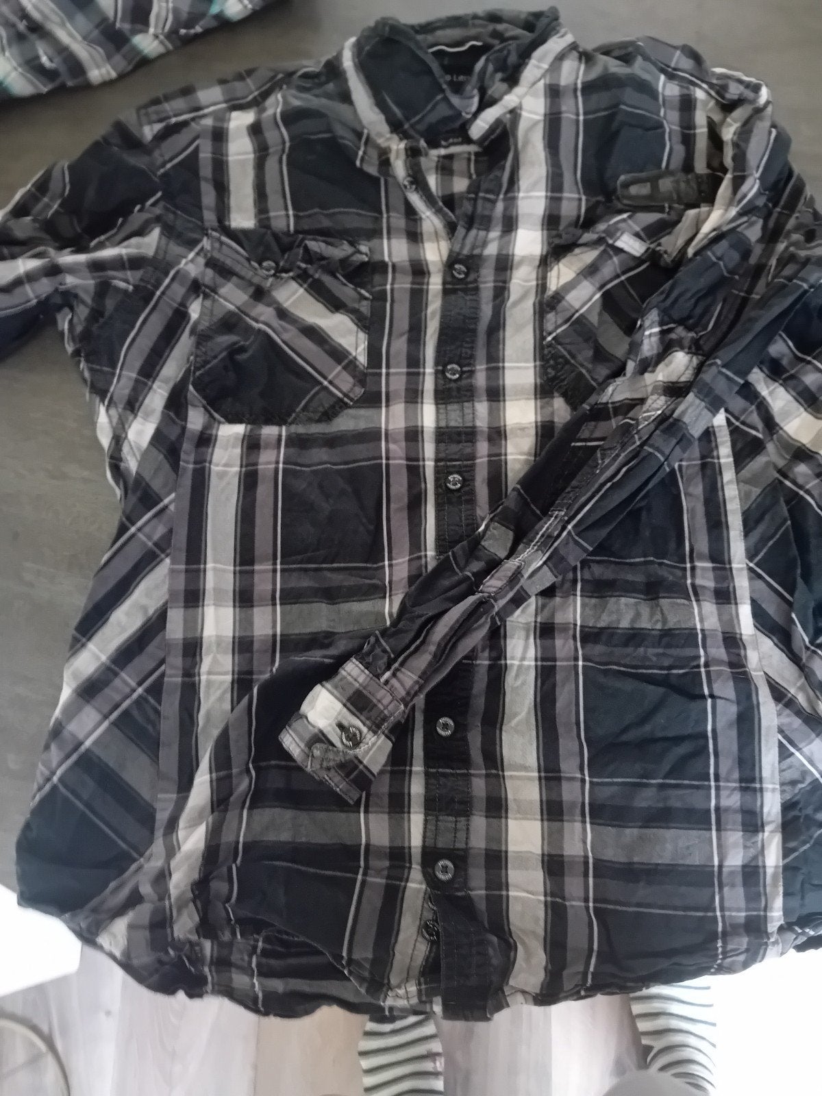 Angelo Litrico Slim Fit Geruit Overhemd, Kleding | Heren, Meerkleurig, Angelo Litrico, Ophalen of Verzenden, Overige halswijdtes