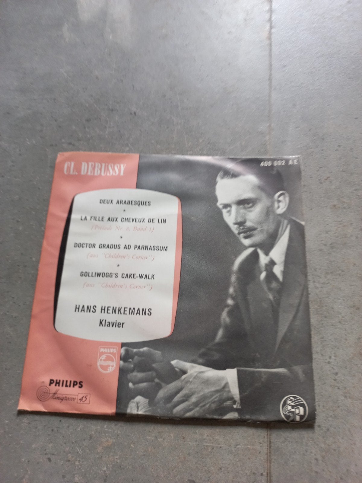 CL. Debussy - Hans Henkemans - Klavier (Philips 45), Cd's en Dvd's, Ophalen of Verzenden, Classicisme, Gebruikt, Overige typen