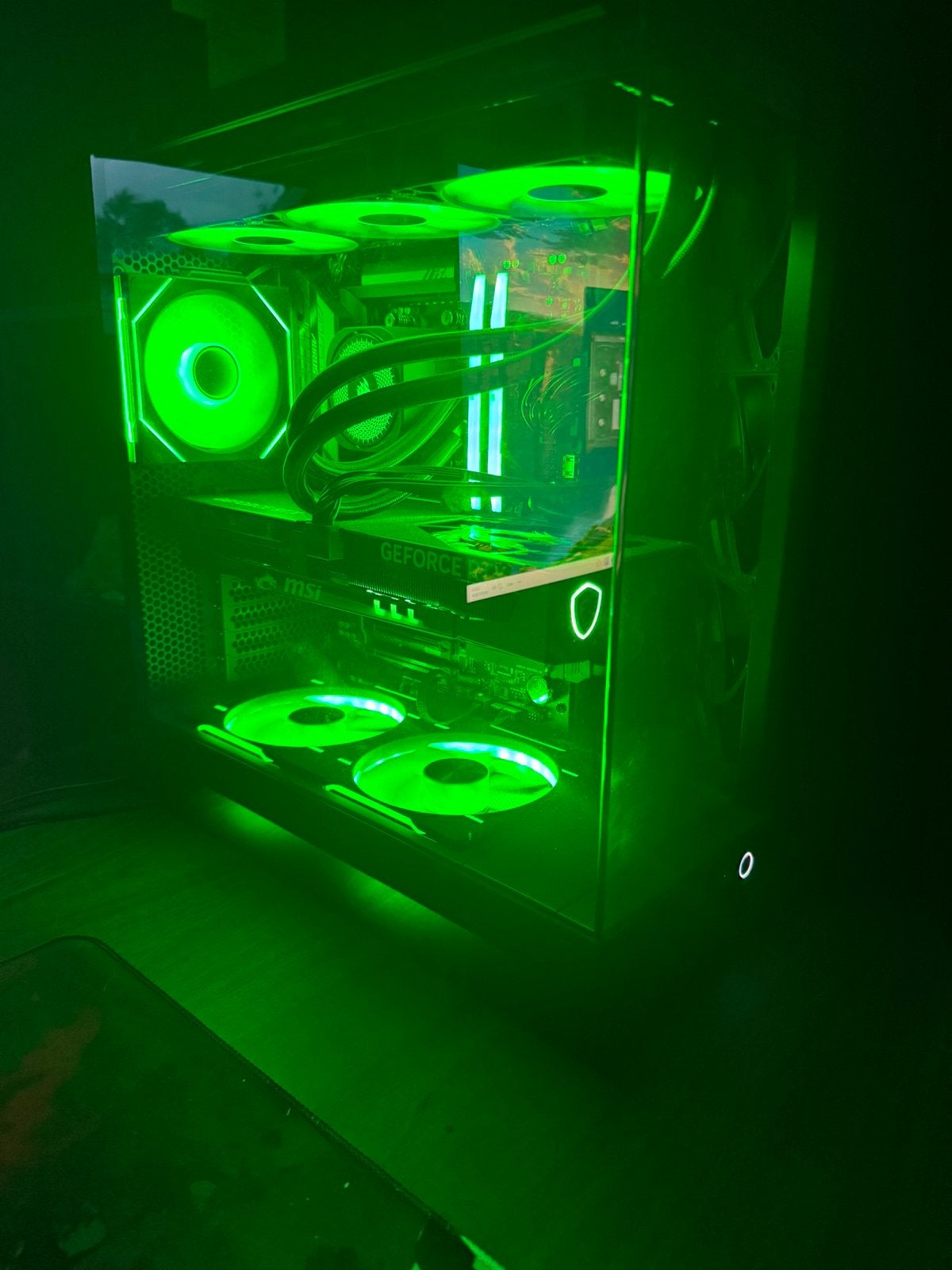 Gaming pc RTX 5070 Ti + ryzen 7 7800X3D,, Computers en Software, Desktop Pc's, Ophalen, Zo goed als nieuw, Gaming, SSD