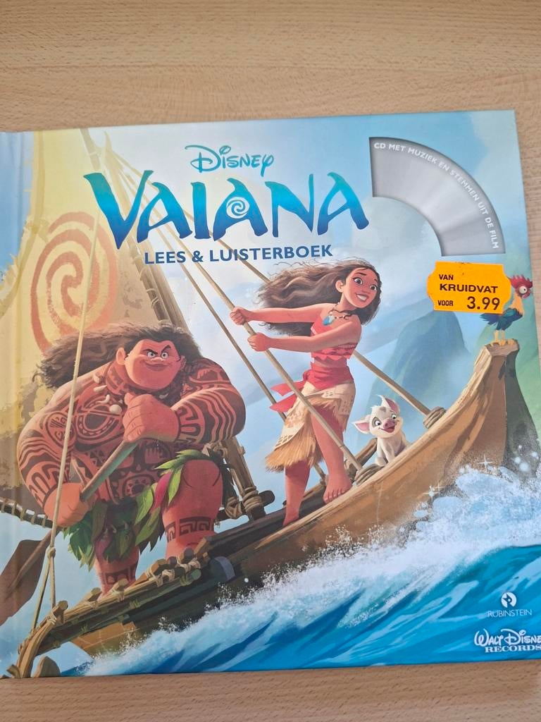 Disney - Vaiana, Ophalen of Verzenden, Zo goed als nieuw, Sprookjes, Disney