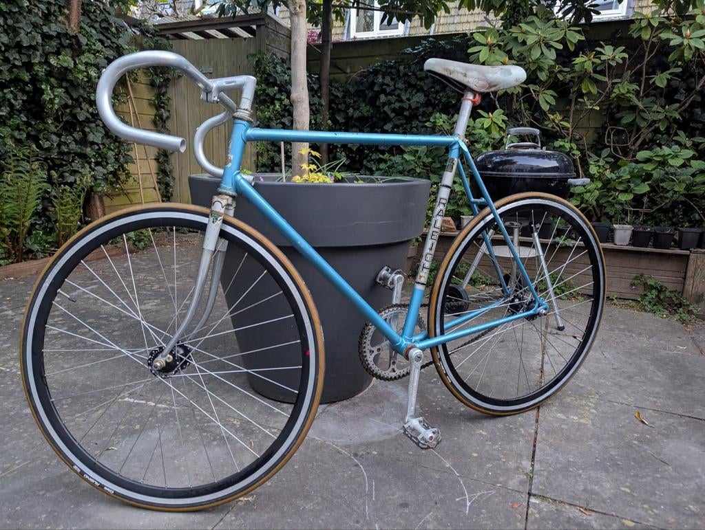 Fixie, Fixed Vintage Raleigh Racefiets - Reynolds 531 Frame, Fietsen en Brommers, Fietsen | Racefietsen, Overige merken, Gebruikt