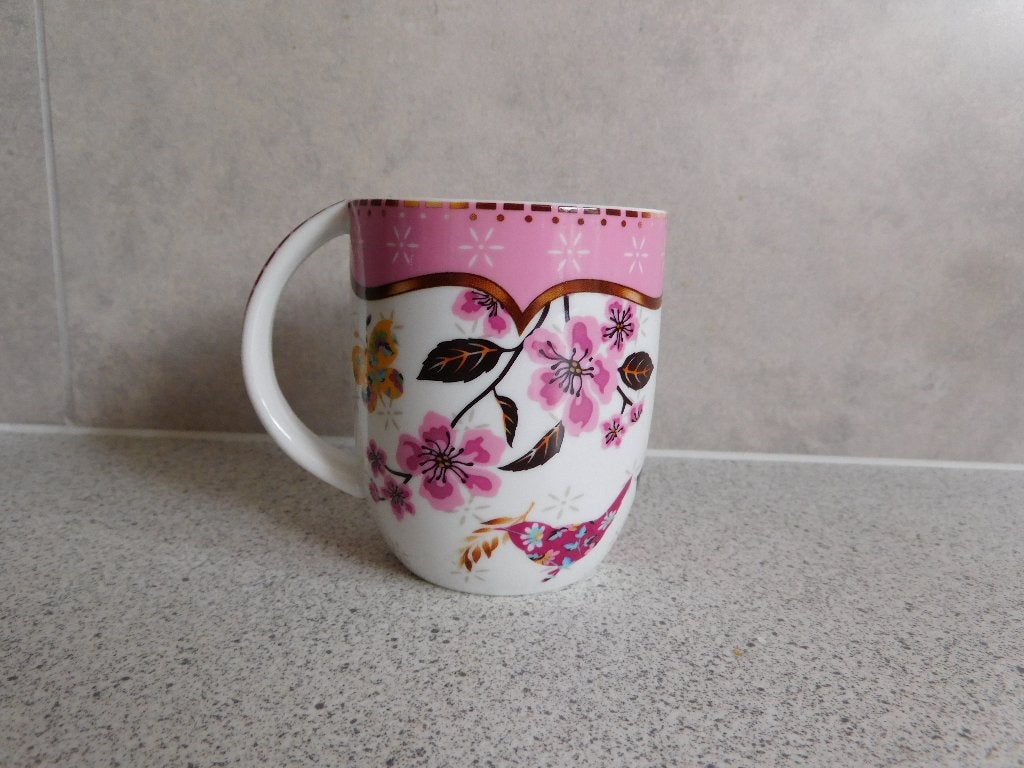 Senseo Mok Birdy Collection by Xenos, Huis en Inrichting, Overige merken, Keramiek, Zo goed als nieuw, Overige stijlen