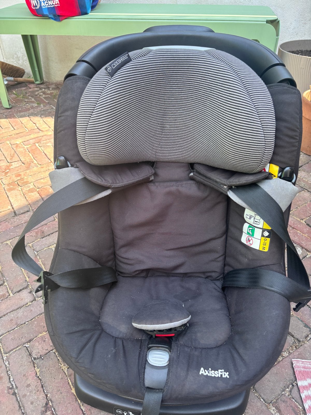 Maxi Cosi Axissfix i-Size autostoel - draaibaar, Kinderen en Baby's, Autostoeltjes, Ophalen, Gebruikt, 0 t/m 18 kg, Verstelbare rugleuning