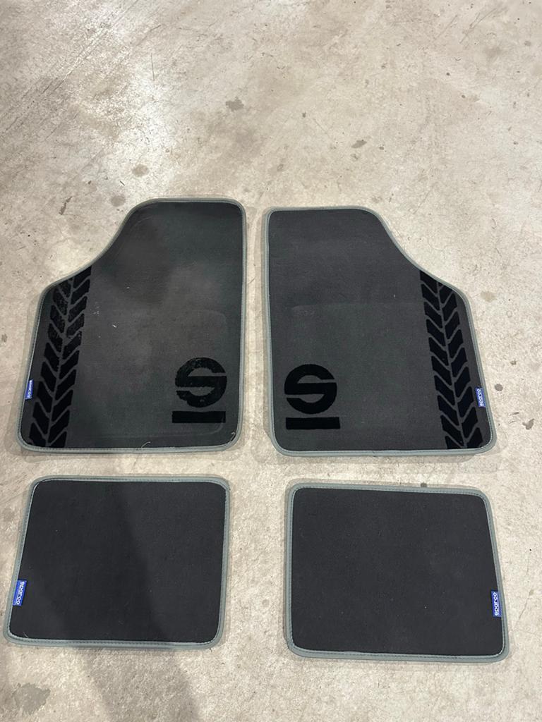 Sparco Mattenset voor Golf 2 - Grijs met zwart logo, Ophalen of Verzenden, Gebruikt
