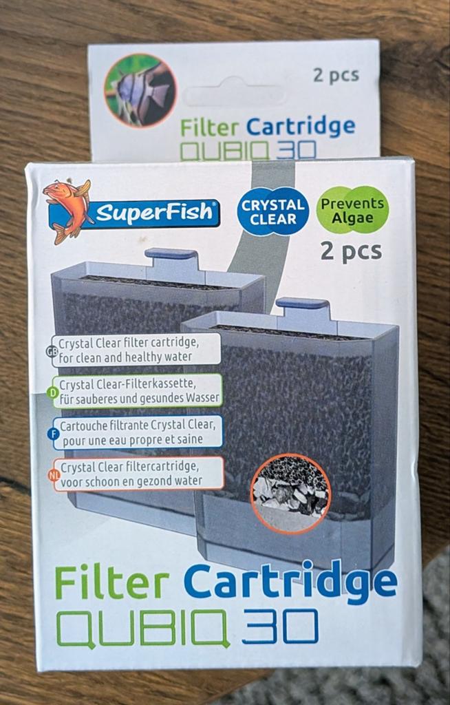 Superfish Filter cartridge voor de Qubiq 30 2 stuks nieuw, Ophalen, Nieuw