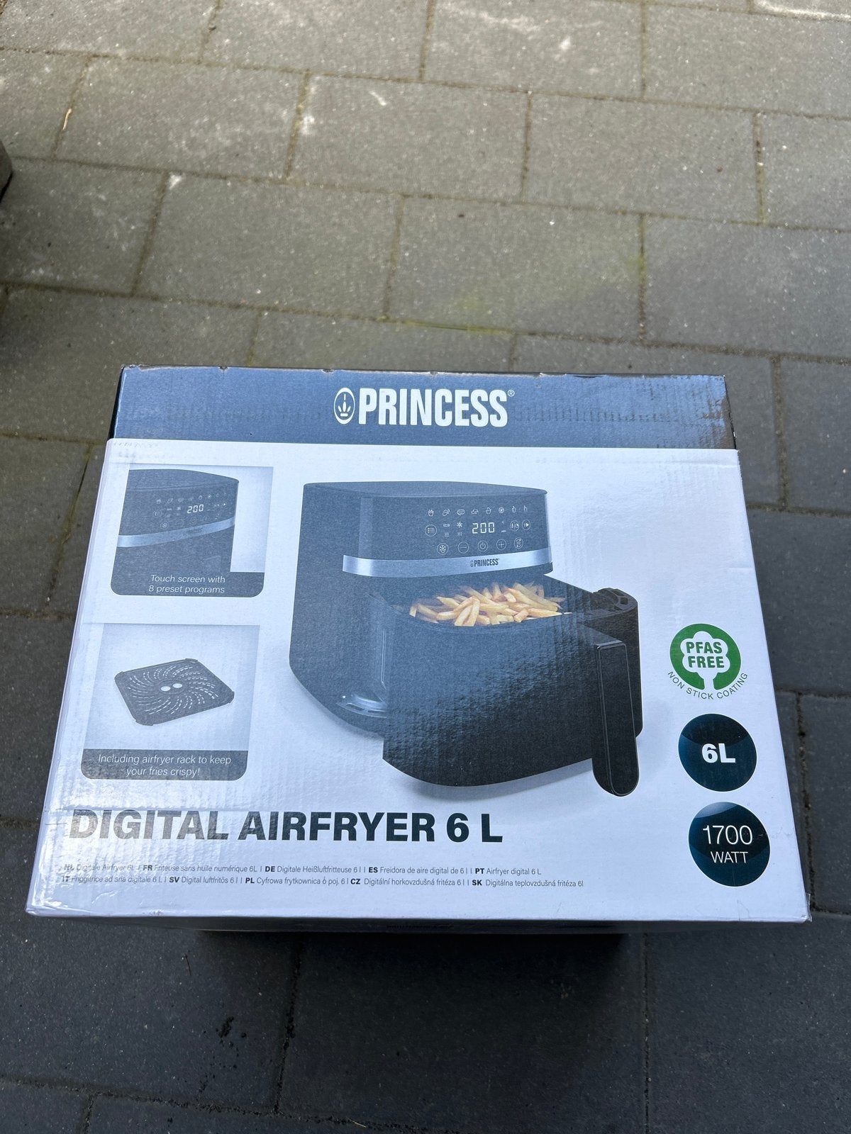 Princess Airfryer 6L - Nieuw in doos, Witgoed en Apparatuur, Frituurpannen, 4 liter of meer, Ophalen, Nieuw