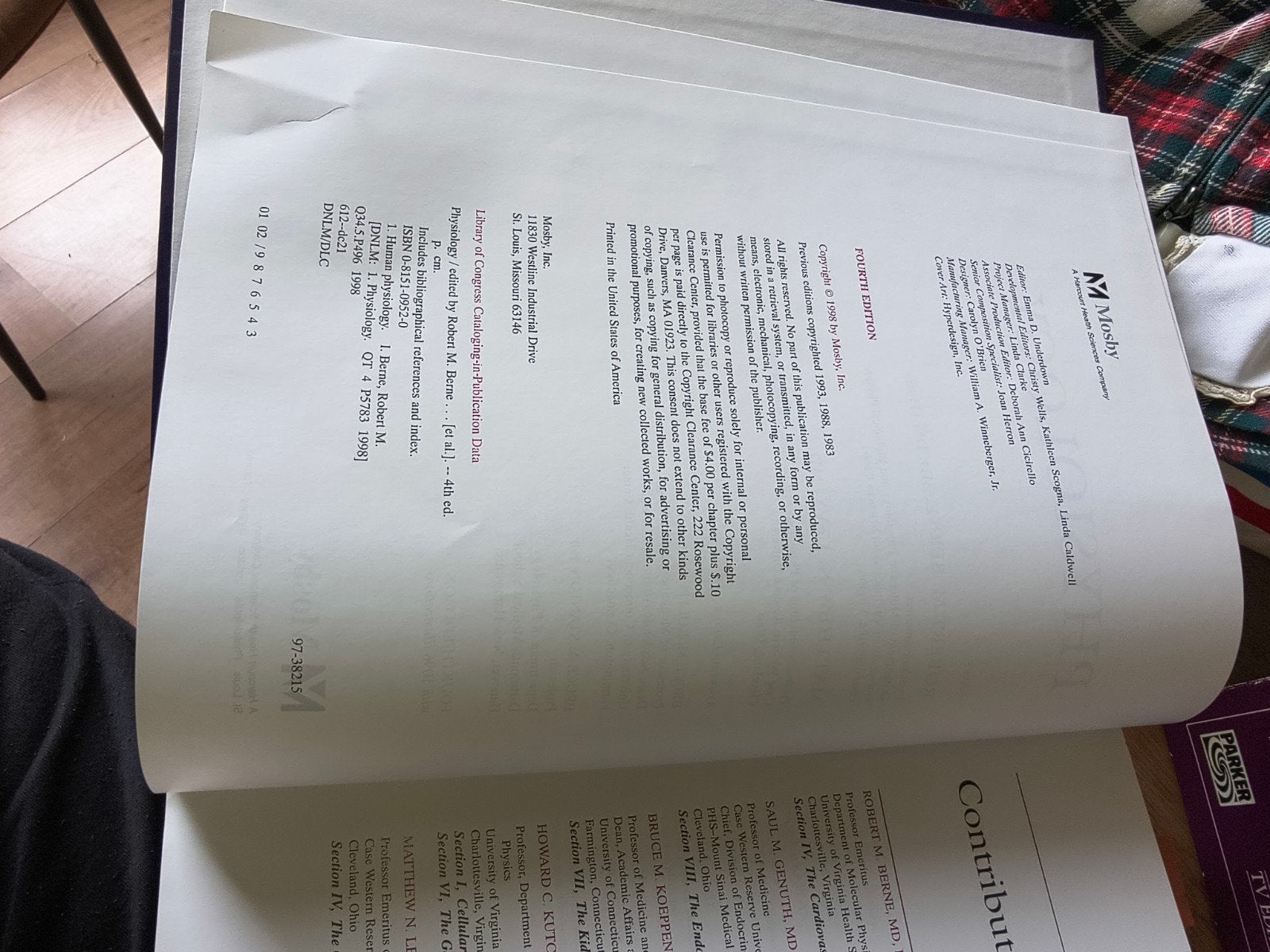 Physiology Fourth edition, Ophalen of Verzenden, Beta, Zo goed als nieuw, WO
