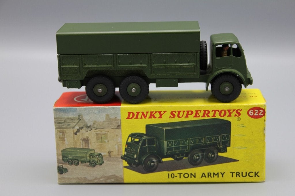 Dinky Toys 10-ton Army Truck # 622, Ophalen of Verzenden, Zo goed als nieuw, Bus of Vrachtwagen, Dinky Toys