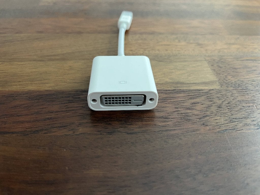 Apple Mini DisplayPort (Thunderbolt) -naar-DVI-adapter, Ophalen of Verzenden, Gebruikt
