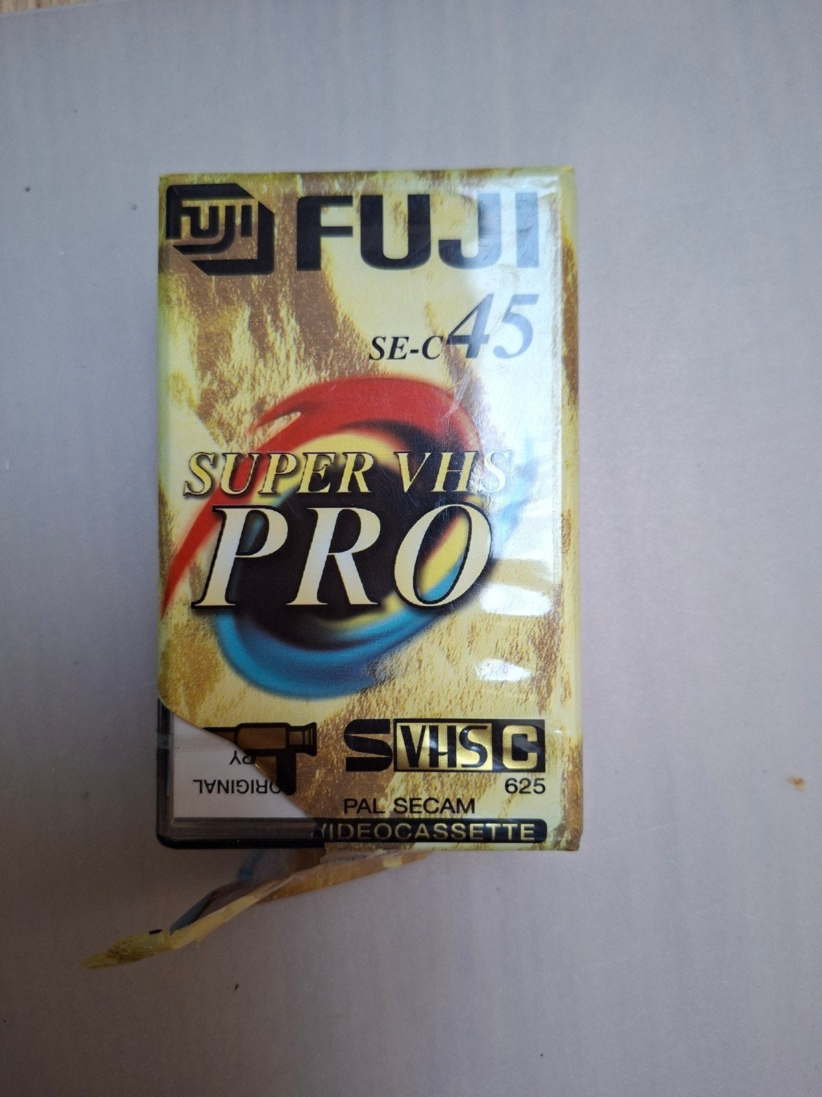 Fuji Super VHS PRO SE-C45 videocassette - Nieuw, Ophalen of Verzenden, Nieuw in verpakking, VHS