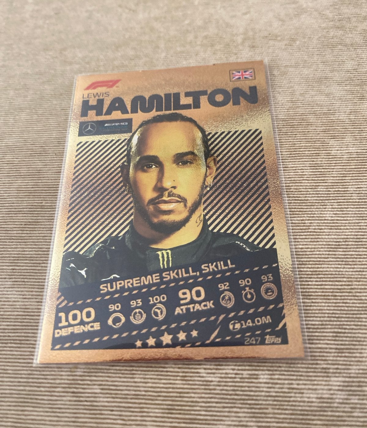 Lewis Hamilton Topps Turbo Attax 2021 F1 Trading Card, Ophalen of Verzenden, Nieuw, Losse kaart