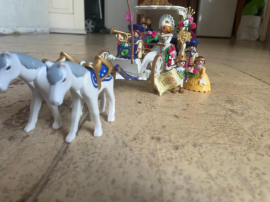 Playmobil Trouwkoets met toebehoren, Ophalen of Verzenden, Zo goed als nieuw