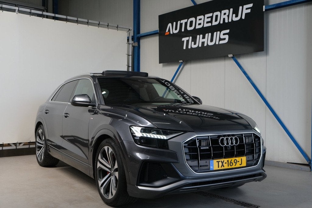 Audi Q8 50 TDI quattro Pro Line 2x S-Line - N.A.P. Airco, Cr, Auto's, Automaat, 15 km/l, Gebruikt, Euro 6