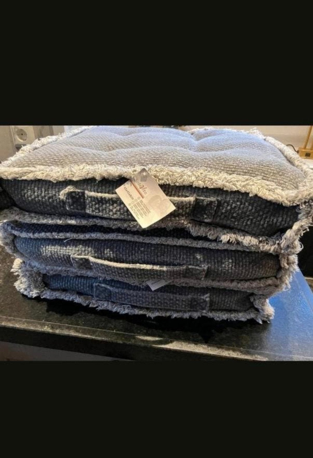 Matras kussen vierkant stoelkussen Nieuw ! Grijs, Ophalen, Nieuw